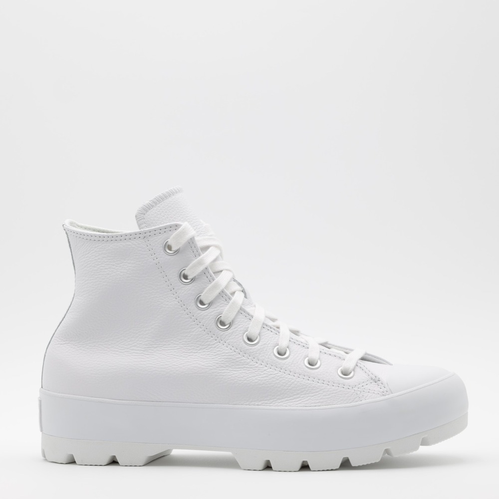 Converse Women's Chuck Taylor All Star Lugged Leather High Shoes White Size 11